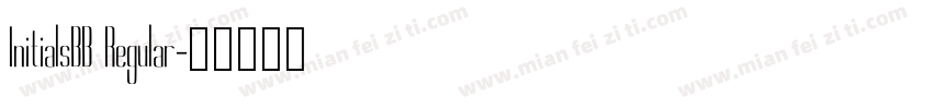 InitialsBB Regular字体转换